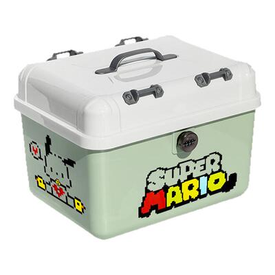 电动车后备箱大容量储物箱密码锁