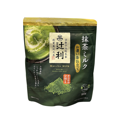 日本原装进口茶辻利京都宇治抹茶浓缩牛奶欧蕾抹茶粉饮品卡布奇洛