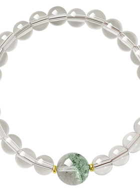 宫里上新纯天然白水晶手串