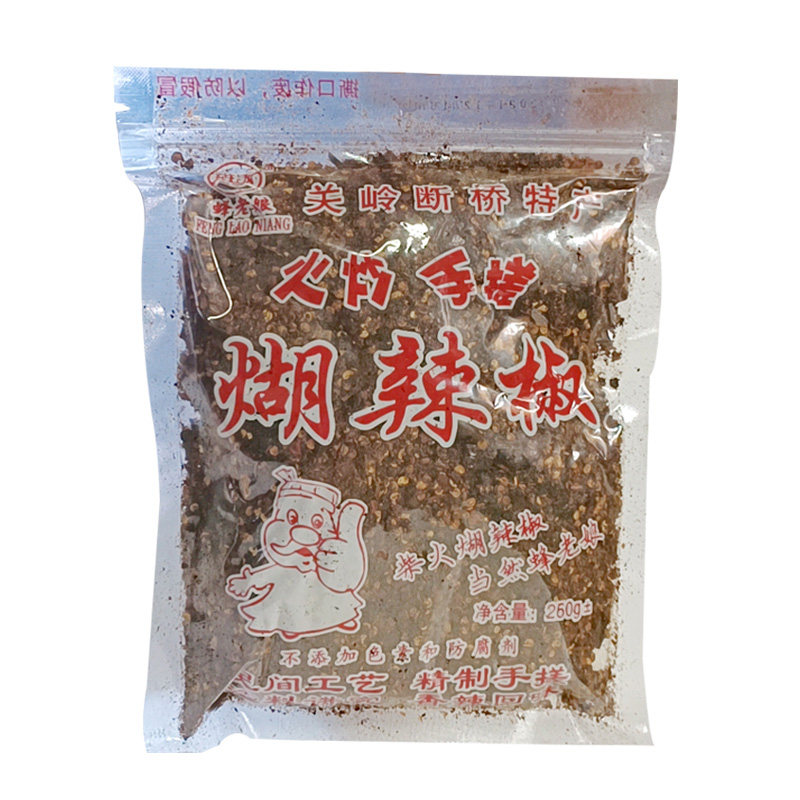 贵州特产关岭断桥蜂老娘手搓柴火糊辣椒面蘸水凉拌高香微辣糊香味