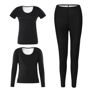 依更美暴汗服女减肥衣燃脂运动爆汗套装健身跑步跳操发汗训练衣服