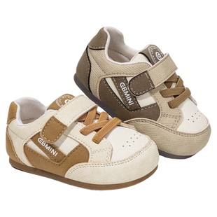 英贝米尼宝宝鞋子男宝学步鞋2026新款春季儿童室内鞋软底婴儿鞋女