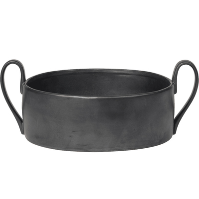 丹麦FermLiving手工炻器果盆