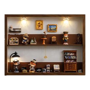 磁吸电表箱盒装饰画玩具模型摆件手办盲盒展示架创意电闸遮挡挂画