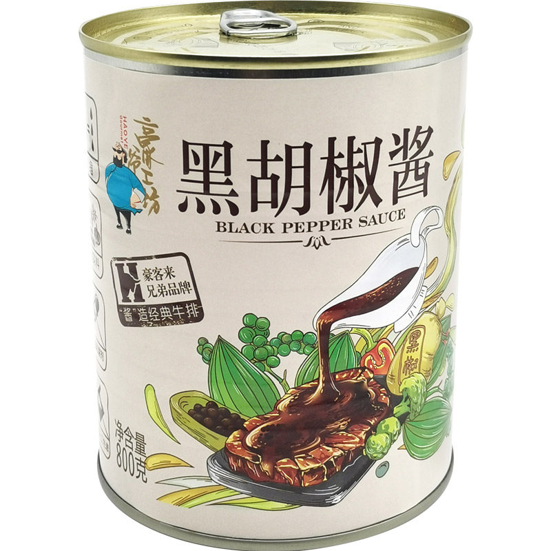 【豪客来】浓缩黑胡椒酱800g