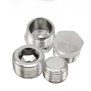 电磁阀气缸金属堵头汇流排堵头螺丝ABP-01/02/03/04/06内六角堵头