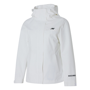 斯凯奇冲锋式外套2026春季新款防水上衣户外运动休闲服女款夹克