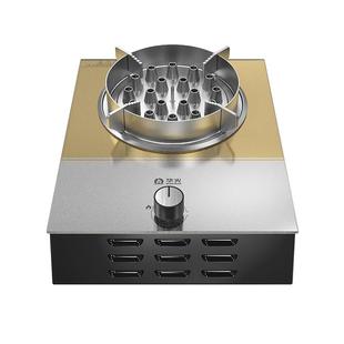 华火电火灶2026新款台用单灶3000W大功率电焰灶家用新型电火灶