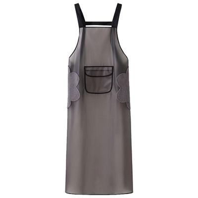 tpu简约手工防水防油纯色围裙