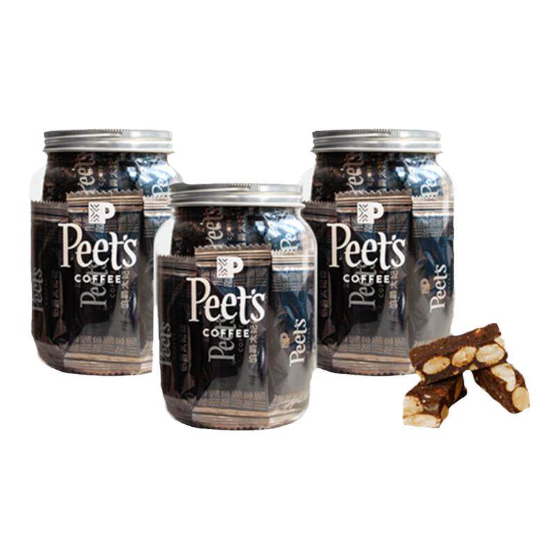 【节日糖果】Peets皮爷咖啡伯爵太妃糖扁桃仁焦糖网红独立包装3罐