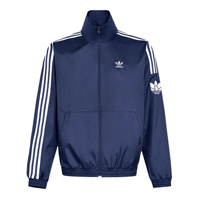 Adidas/阿迪达斯正品Adicolor男女运动日常休闲立领夹克KV8856