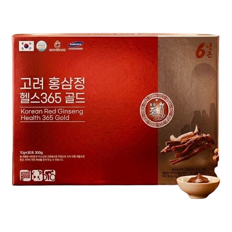 SAMSUNG高丽红参精Health 365 Gold浓缩液高丽参精10gx30包口服液