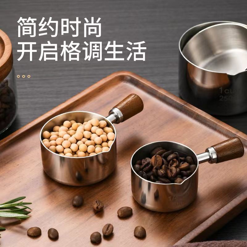 不锈钢带把手酱料杯金色酱汁杯番茄杯牛排酱料碟杯调料碗沙拉小碗