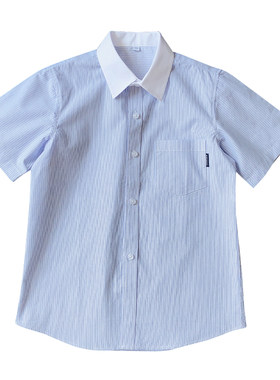男童校服衬衫短袖夏季英伦