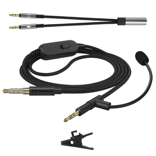 Geekria极客悦耳适用Bose 3.5对2.5鹅颈麦+线控170cm延长线耳机线