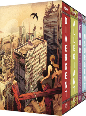 Divergent Anniversary Box Set 分歧者系列4册盒装 十周年纪念版  纽约时报畅销书 儿童英语读物 英文原版进口图书