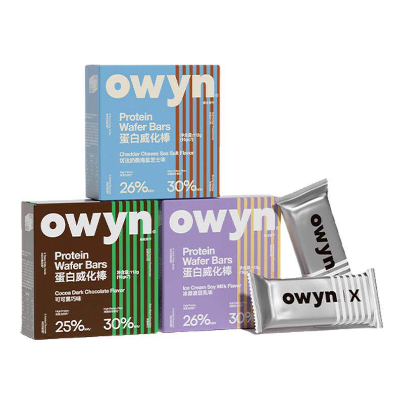 乳清威化蛋白棒代餐饱腹抗饿能量健身办公室解馋零食品（U先）