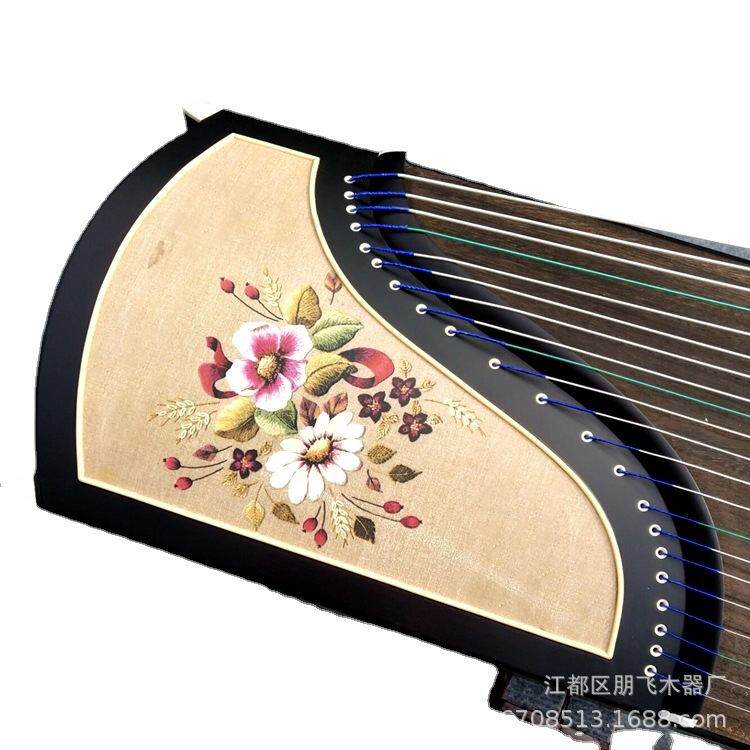 扬州古筝厂家批发古筝檀木月古筝枝吟考级凤古筝古筝演奏款