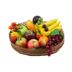 仿真水果假蔬菜面包套装塑料模型摆件装饰摄影道具儿童教玩具摆设