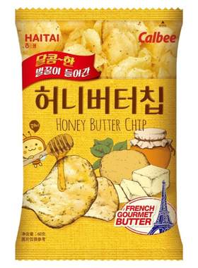 韩国海太蜂蜜黄油芝士香甜薯片