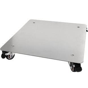 花叶®超静音不锈钢万向移动底托架带轮底座电器净化器托盘大路灯