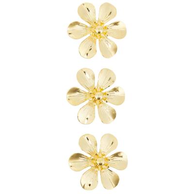 LELET NY FLORA 发卡套装 金属金色REVOLVE小众美国官网直邮进口