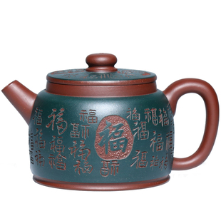 大容量紫砂壶宜兴全纯手工德钟泡茶壶正品高端原矿功夫茶具老紫泥