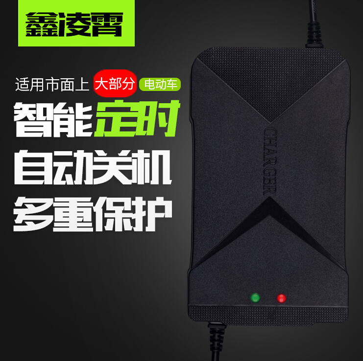 捷安特电动车电瓶通用充电器36V48V12AH60V20AH64V72V20AH公方头