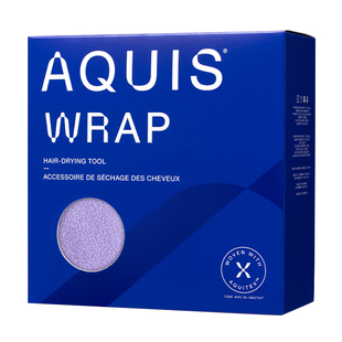 AQUIS时尚Wrap儿童专属速干发帽毛巾浴巾超强吸水女童洗头浴帽
