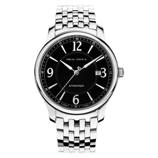 海鸥表816.420设计师系列钢带正装自动机械商务男表送原装皮表带