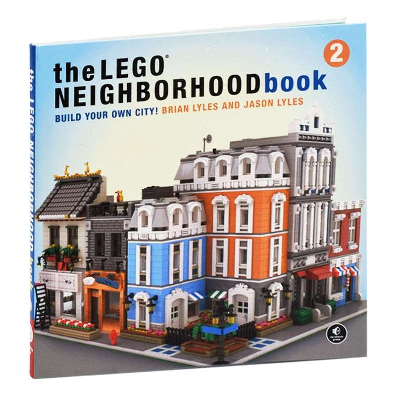 乐高街景搭建指南2 The Lego Neighborhood Book 2 英文原版 搭建你自己的乐高城市 英文版 进口原版英语书籍进口原版英语书籍