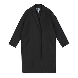 JNBY/江南布衣折扣春风衣长款挺括西装领简约中长款外套女