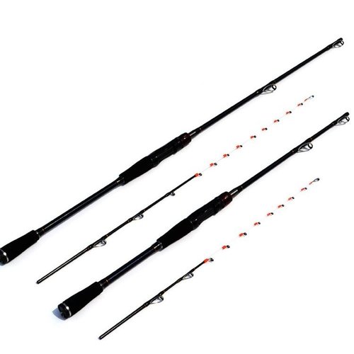 1.5米1.8米2.1米2.4米海筏竿海钓杆八爪鱼杆实心竿梢瓷导环海伐