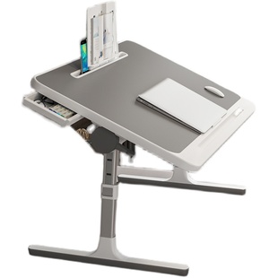 床上小桌子可折叠升降懒人书桌笔记本电脑学生写字飘窗卧室宿舍桌支架小桌板吃饭炕桌简易移动儿童成人学习桌