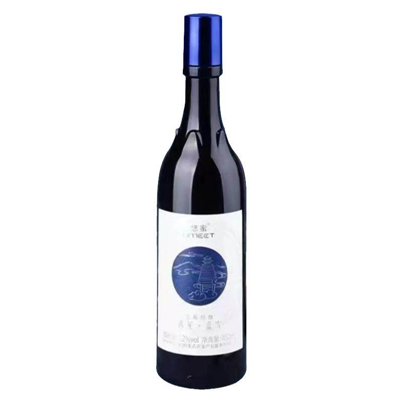 悠蜜蓝莓精酿 遇见 蓝雪12度450ml 12瓶整箱装半干型微醺果酒送礼