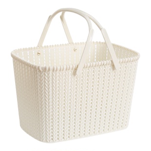 手提洗澡篮子浴筐洗漱用品可爱洗浴沐浴蓝浴室收纳篮框筐