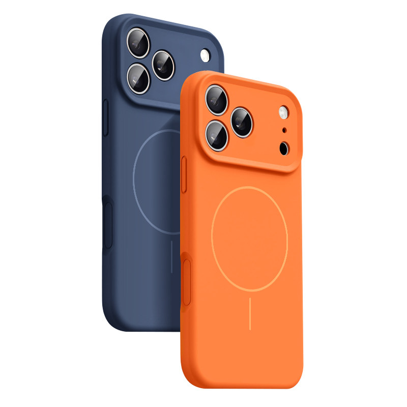 【相机按键一体全包】适用苹果17promax磁吸手机壳iPhone16软硅胶液态手感外壳17pro纯色保护套15精孔男女