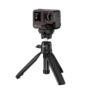 JJC 适用影石AcePro2磁吸快拆三脚架Insta360 X5/AcePro/Ace运动相机X4 Air/X3全景手持杆底座延长支架配件