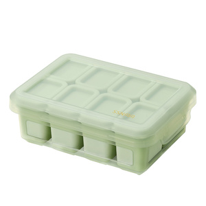 闪闪食品级硅胶耐冷耐热辅食盒