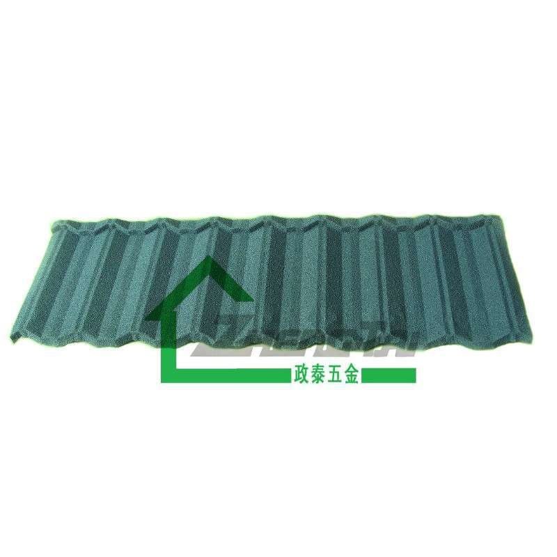 22【政泰】彩石金属镀铝屋面瓦别墅锌镀铝基材厂家直供锌瓦屋面瓦