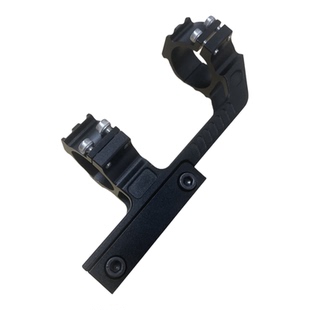 湖北暗影倍镜座架卡槽20mm铝合金材料数控加工弹弓配件撒放器