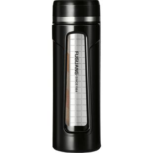 富光单层玻璃杯便携大容量办公水杯男士商务茶杯家用车载加厚杯子