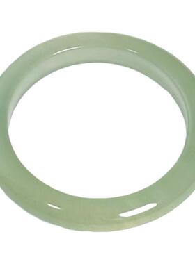 绿色媲美天然岫玉手镯冰种