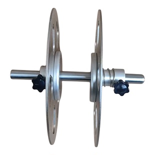 铝合金挡料盘卷料不锈钢挡板轴孔16弹簧盘纸管固定器编带夹料挡圈