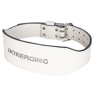 BOXERGING健身腰带女深蹲硬拉专业力量举重护腰带三层软牛皮训练