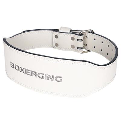 BOXERGING健身腰带护腰软牛皮