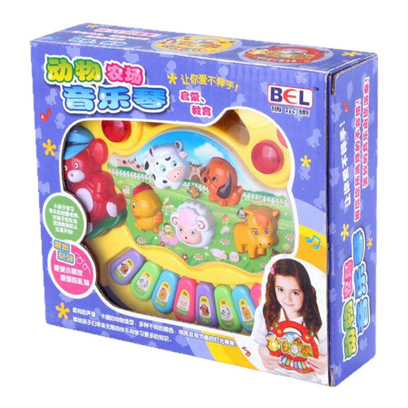 卡通动物农场音乐琴 宝宝启蒙早教益智电子琴玩具 儿童玩具电子琴