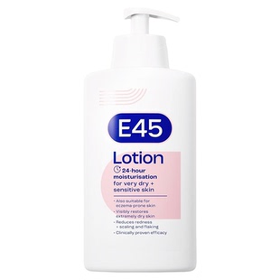 英国E45身体乳1肌修乳敏干孕婴滋润48H保湿乳液滋润补水修护500ml