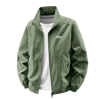 JEEP吉普夹克男士春秋季立领外套