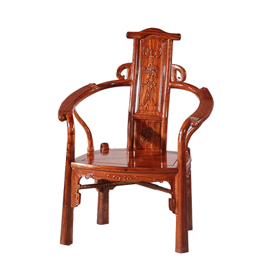 红木非洲花梨刺猬紫檀餐茶太师椅